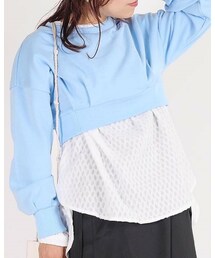 SMALL STYLE | クロップドスウェットトップス(スウェット)