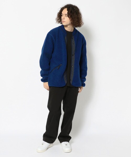 WOOLRICH（ウールリッチ）の「WOOLRICH(ウールリッチ) LIGHT PILE JACKET（ジャケット/アウター・メンズ・CHARCOL/BLUE・M/L/XL）」の11枚目の写真