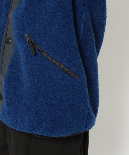 WOOLRICH（ウールリッチ）の「WOOLRICH(ウールリッチ) LIGHT PILE JACKET（ジャケット/アウター・メンズ・CHARCOL/BLUE・M/L/XL）」の8枚目の写真