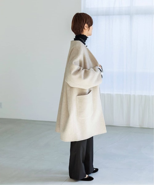 IENA（イエナ）の「MANTECO PUREダブルフェイス ハーフコート（）」 - WEAR