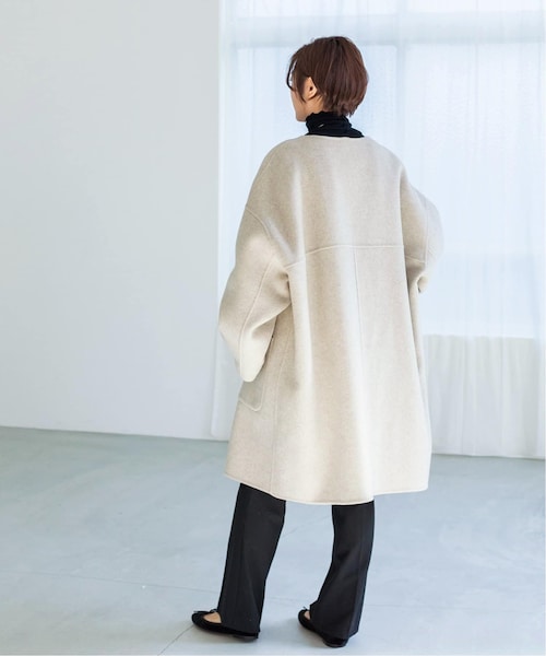 IENA（イエナ）の「MANTECO PUREダブルフェイス ハーフコート（）」 - WEAR