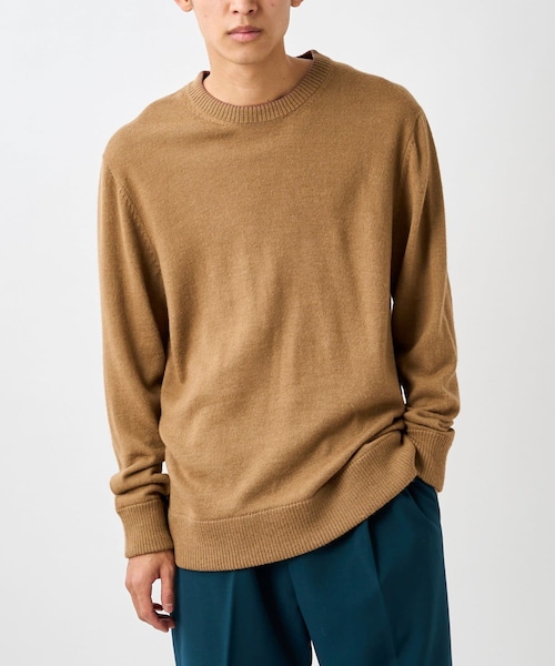 THE INOUE BROTHERS/イノウエブラザーズ】Baby Alpaca Crew/アルパカニット