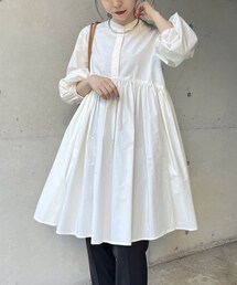 CAPRICIEUX LE'MAGE | ギャザーチュニックシャツ(シャツ/ブラウス)