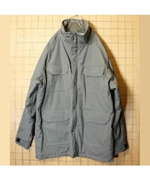 80s USA製 Woolrich ウールリッチ マウンテンパーカー 65/35 メンズL グレー ナイロンジャケット アウトドア アメリカ古着