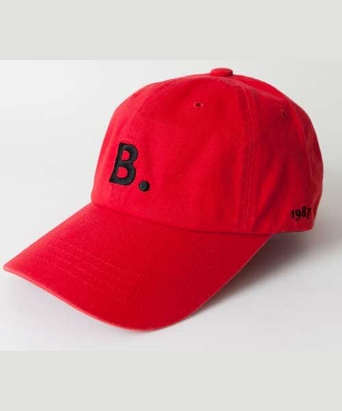 D'MENS by DHOLIC（ディーメンズ）の「[heybrother] B.刺繍ロゴキャップ（キャップ・メンズ・ブルー/ベージュ/ブラック/レッド/オレンジ・FREE）」の4枚目の写真