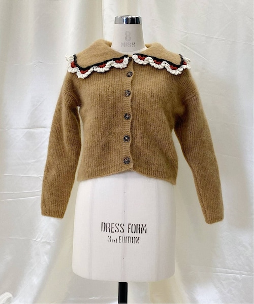 Charles Chaton（シャルルシャトン）の「TACH CLOTHING big collar knit cardigan（その他