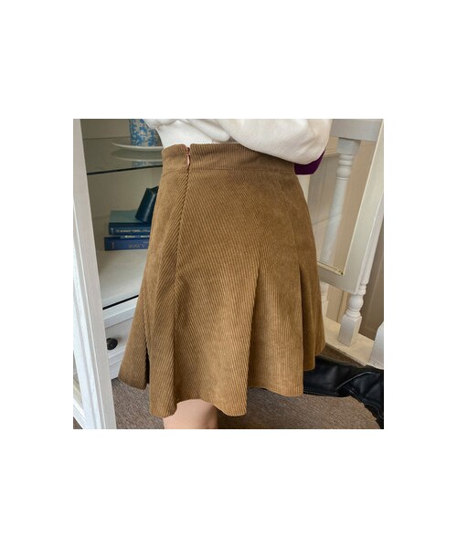 chuu（チュー）の「マロンコーデュロイ skirt（スカート・レディース・その他）」の4枚目の写真