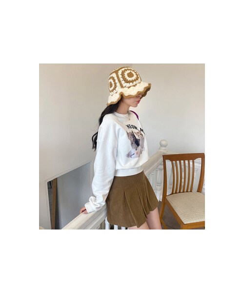 chuu（チュー）の「マロンコーデュロイ skirt（スカート・レディース・その他）」の5枚目の写真