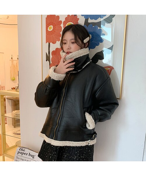 chuu（チュー）の「ゲルマンマスタングジャケット（ジャケット/アウター・レディース・その他）」の2枚目の写真