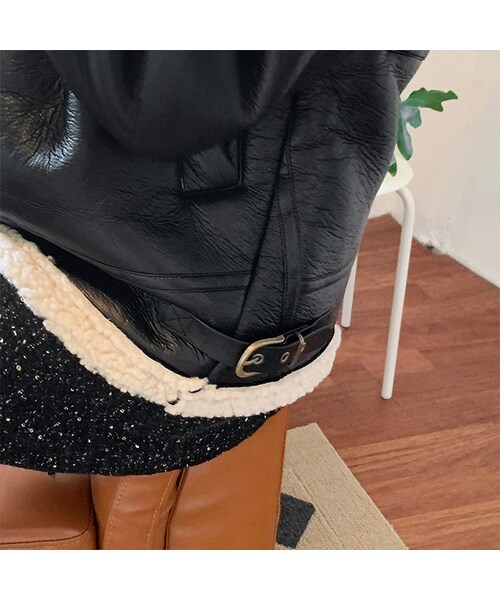 chuu（チュー）の「ゲルマンマスタングジャケット（ジャケット/アウター・レディース・その他）」の5枚目の写真