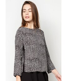 MANGO | Monochrome Print Blouse(トップス)