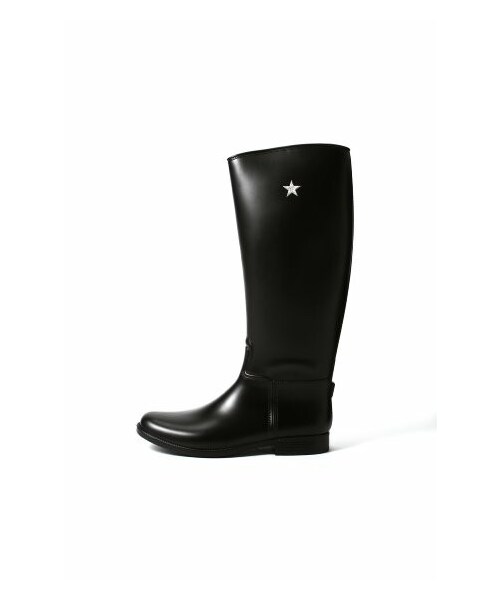 accessoires（アクセソワ）の「G＆G レインブーツ（ブーツ・レディース・ブラック/ベージュ A・36/37/38/39）」の3枚目の写真