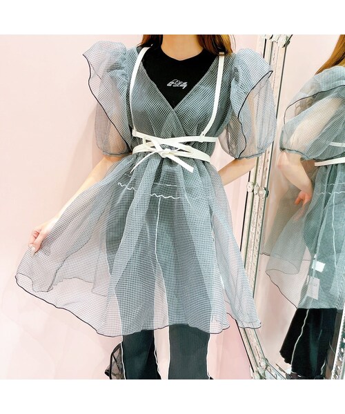 lilLilly（リルリリー）の「【新柄&再入荷】レザーリボンハーネス（アクセサリー・レディース・WHITE/BLUE/PINKクロコ/BLACKクロコ）」の17枚目の写真