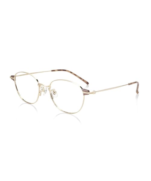 JINS(ジンズ)の「JINS × ELEONOR BOSTROM(メガネ・レディース・ダークグリーン(39)/ベージュササ(81)/ブラウン(84)・Large 50.0□18.5-146.0○41)」の2枚目の写真