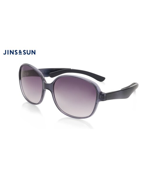 JINS（ジンズ）の「JINS＆SUN NEW STANDARD Nose Padless（サングラス・レディース・ワイン(176)/ライトブラウンササ(282)/パープルササ(367)・Large 57□16-140○45）」の3枚目の写真