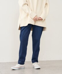 PUAL CE CIN | ニットデニムテーパードパンツ(その他パンツ)