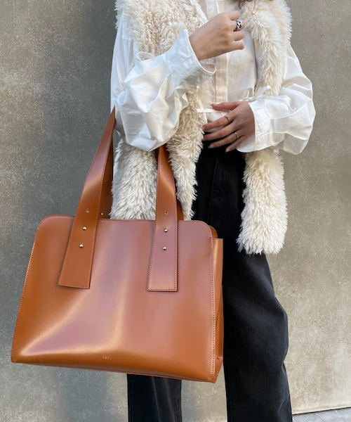 mystic（ミスティック）の「WEB限定 loti マルチハンドルBIGBAG（トートバッグ・レディース・ブラウン/ブラック・ONE）」の2枚目の写真