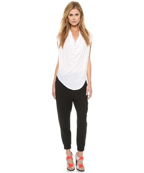 HELMUT LANG（ヘルムートラング）の「Helmut Lang Elastic Trousers（その他パンツ・レディース・Black・0/2/4/6/8/10/12）」の4枚目の写真