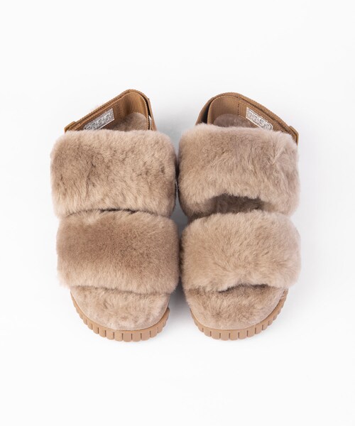 UR SELECT（ユーアールセレクト）の「SHAKA WEEKENDER MOUTON (女)（シューズ・レディース・黑色/深膚色・5/6/7）」の2枚目の写真