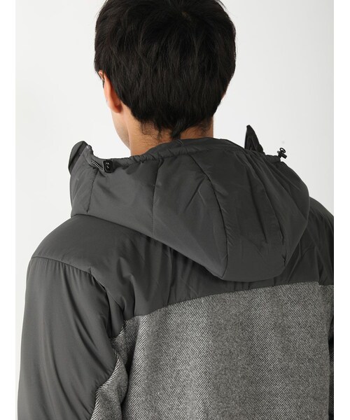 And Wander Twill Fleece Jacket And Wander アンドワンダー|twill 