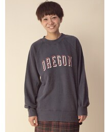 w closet | OREGON ラグラン裏毛プルオーバー(トップス)
