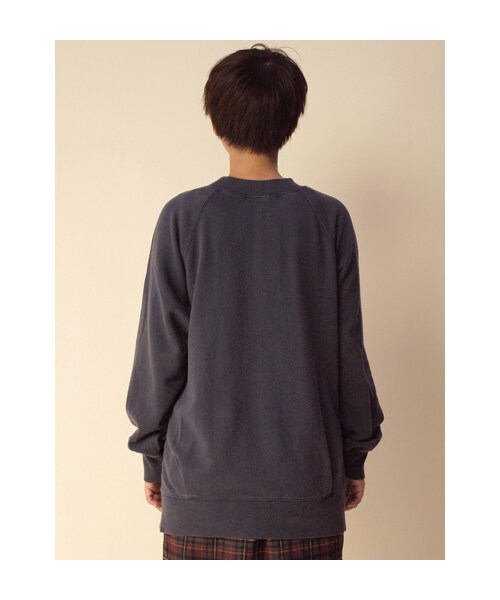 w closet(ダブルクローゼット)の「OREGON ラグラン裏毛プルオーバー(トップス・レディース・L.ブルー/L.ピンク/グリーン/ネイビー・FREE)」の7枚目の写真