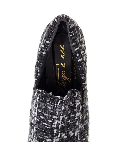 w closet(ダブルクローゼット)の「モコモコパンプス(シューズ・レディース・ベージュ/ブラック/ミックス・M/L)」の8枚目の写真