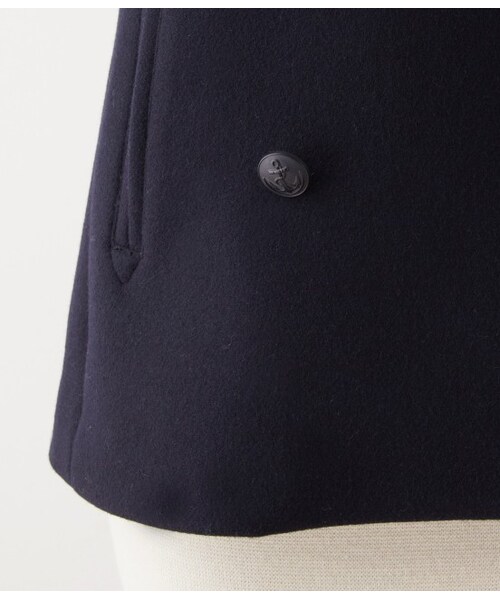 LE JUN（ルジュン）の「【先行予約】ダブルメルトンPコート（ジャケット/アウター・レディース・キャメル/ネイビー・S/M/L）」の10枚目の写真