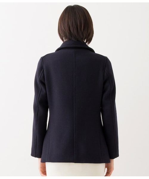 LE JUN（ルジュン）の「【先行予約】ダブルメルトンPコート（ジャケット/アウター・レディース・キャメル/ネイビー・S/M/L）」の5枚目の写真