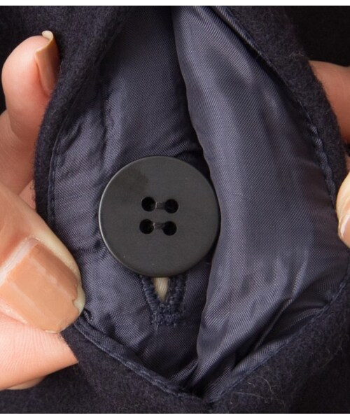 LE JUN(ルジュン)の「【先行予約】メルトンチェスターコート(ジャケット/アウター・レディース・グレー/ネイビー・S/M/L)」の11枚目の写真