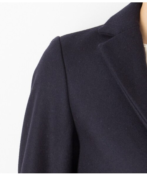 LE JUN(ルジュン)の「【先行予約】メルトンチェスターコート(ジャケット/アウター・レディース・グレー/ネイビー・S/M/L)」の7枚目の写真