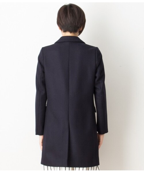 LE JUN(ルジュン)の「【先行予約】メルトンチェスターコート(ジャケット/アウター・レディース・グレー/ネイビー・S/M/L)」の5枚目の写真