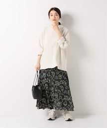 IENA - 新品・未使用【IENA  2019AW 】ドットフラワープリーツスカート IENA（イエナ）の「ドットフラワープリーツスカート◇（スカート