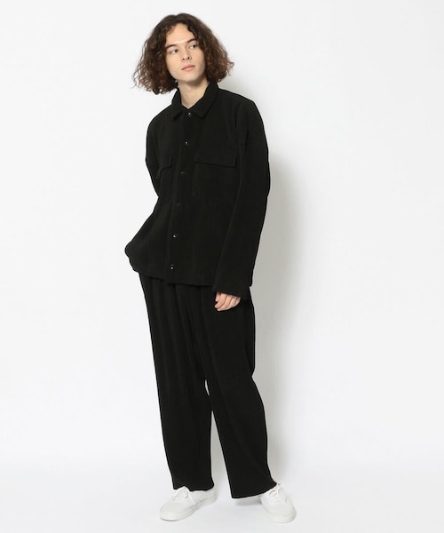 Toironier（トワロニエ）の「Toironier/トワロニエ/Pleats Chef Pants/プリーツシェフパンツ（パンツ・メンズ・BLACK/ROSE・F）」の9枚目の写真