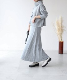 frames RAY CASSIN | 【WEB限定】前後2WAYニット＋スカートセット(トップス)