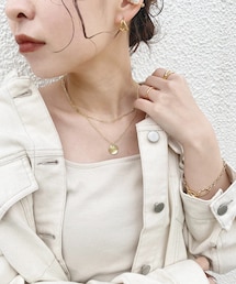 natural couture | メタルプレートネックレス(ネックレス)