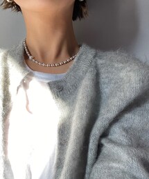 RIVE DROITE | 【MAUA JEWELRY 】ベビーパール×シルバーショートネックレス(ネックレス)