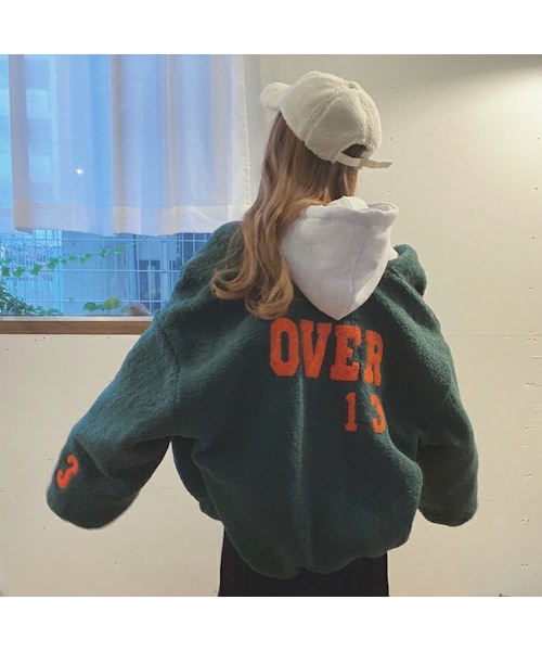 ジャケット・アウター N A N A Nana(ナナ)（ナナ）の「ジップアップボアブルゾン（ブルゾン）」 - WEAR