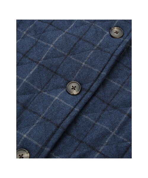 URBAN RESEARCH DOORS（アーバンリサーチドアーズ）の「FORK&amp;SPOON　ウールキルトコート（ジャケット/アウター・レディース・Navy/Gray/Blue/Graige・one）」の13枚目の写真