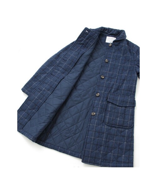 URBAN RESEARCH DOORS（アーバンリサーチドアーズ）の「FORK&amp;SPOON　ウールキルトコート（ジャケット/アウター・レディース・Navy/Gray/Blue/Graige・one）」の15枚目の写真