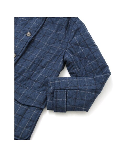 URBAN RESEARCH DOORS（アーバンリサーチドアーズ）の「FORK&amp;SPOON　ウールキルトコート（ジャケット/アウター・レディース・Navy/Gray/Blue/Graige・one）」の12枚目の写真