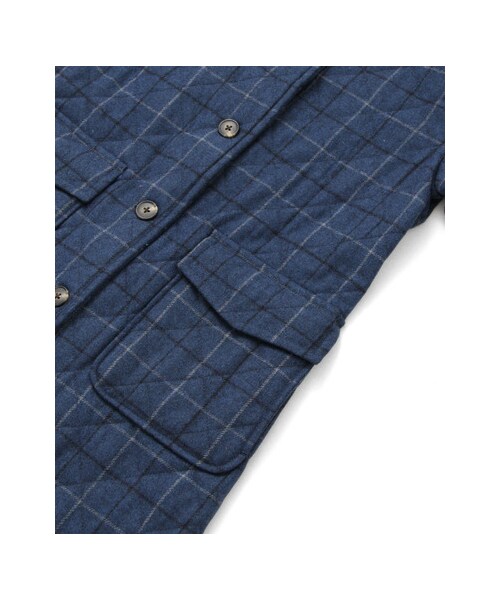 URBAN RESEARCH DOORS（アーバンリサーチドアーズ）の「FORK&amp;SPOON　ウールキルトコート（ジャケット/アウター・レディース・Navy/Gray/Blue/Graige・one）」の14枚目の写真