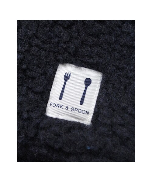 URBAN RESEARCH DOORS(アーバンリサーチドアーズ)の「FORK&SPOON リサイクルボアZIPベスト(KIDS)(その他・キッズ・Navy/Navy×Off/Yel×Gry・90/105/120/135)」の9枚目の写真