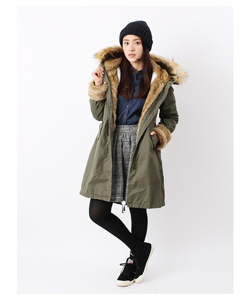 earth music&ecology（アースミュージックアンドエコロジー）の「【宮崎あおい着用】イージーケアデニムシャツ（シャツ・ブラウス・レディース・インディゴ・S/M）」の7枚目の写真