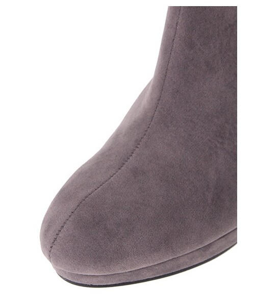 earth music&ecology（アースミュージックアンドエコロジー）の「クラシカルブーティ（ブーティ・レディース・グレー/ブラック/ブラウン・22.5cm/23cm/23.5cm/24cm/24.5cm）」の5枚目の写真