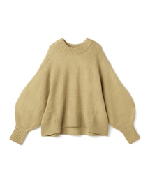 GRL | ボリュームスリーブ前後差ヘムニットトップス(ニット/セーター)