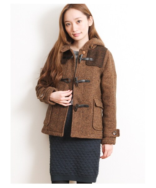 SEVENDAYS=SUNDAY（セブンデイズサンデイ）の「14W HARISSダッフルコート（コート　・レディース・チャコールグレー/キャメル/ネイビー・M/L）」の12枚目の写真