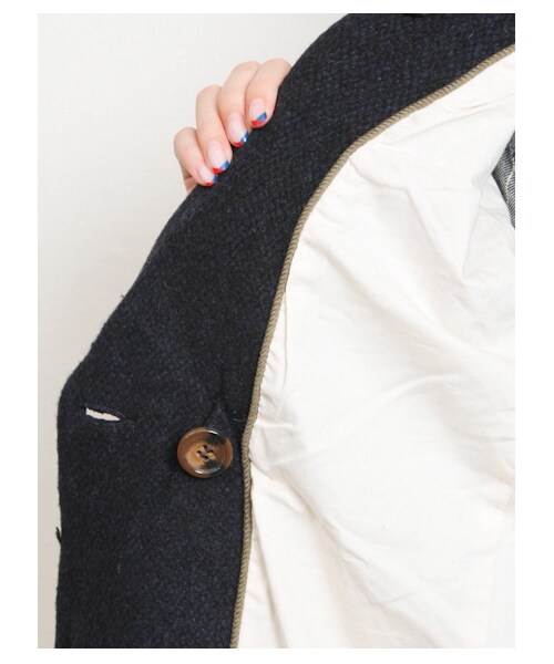 SEVENDAYS=SUNDAY（セブンデイズサンデイ）の「14W HARISSチェスターコート（コート　・レディース・チャコールグレー/キャメル/カーキ/ネイビー・M/L）」の11枚目の写真