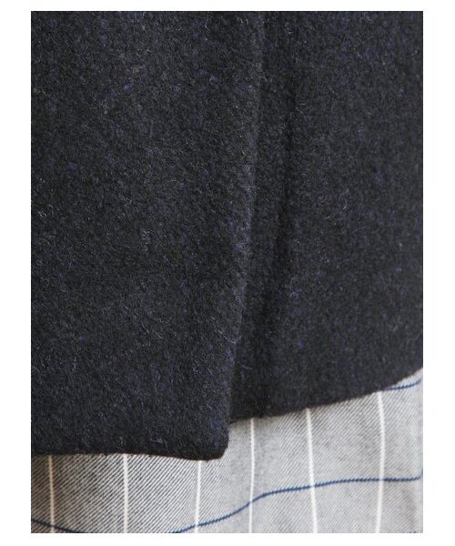 SEVENDAYS=SUNDAY（セブンデイズサンデイ）の「14W HARISSチェスターコート（コート　・レディース・チャコールグレー/キャメル/カーキ/ネイビー・M/L）」の10枚目の写真