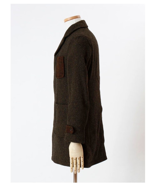 SEVENDAYS=SUNDAY(セブンデイズサンデイ)の「・HARRIS使いチェスターコート(コート ・メンズ・チャコールグレー/キャメル/カーキ/ネイビー・S/M/L)」の7枚目の写真